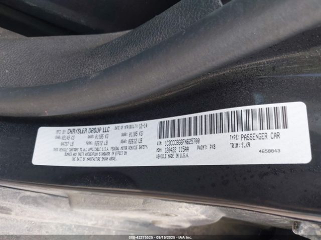 2015 CHRYSLER 200 1C3CCCBG6FN625700 Photo 8