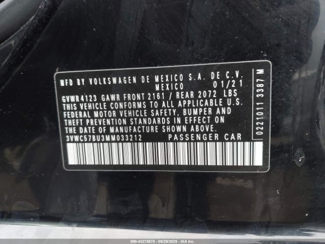 2021 VOLKSWAGEN JETTA 3VWC57BU3MM033212 Photo 8