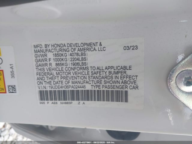 2023 ACURA INTEGRA 19UDE4H36PA024446 Photo 8