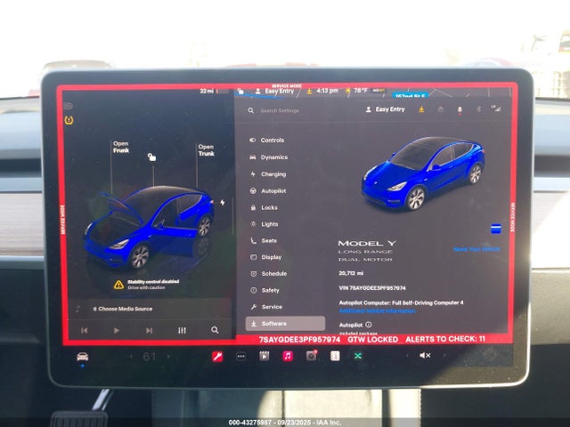 2023 TESLA MODEL Y 7SAYGDEE3PF957974 Photo 6