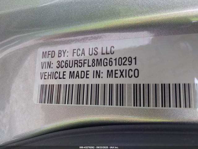 RAM 2500 2021 3C6UR5FL8MG610291 Image 9