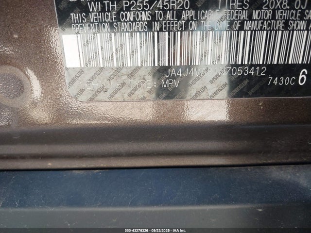 2022 MITSUBISHI OUTLANDER JA4J4VA81NZ053412 Photo 8