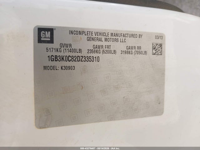 Продажа на аукционе авто 2013 Chevrolet Silverado 3500hd Lt, vin: 1GB3K0C82DZ335310, номер лота: 43276407