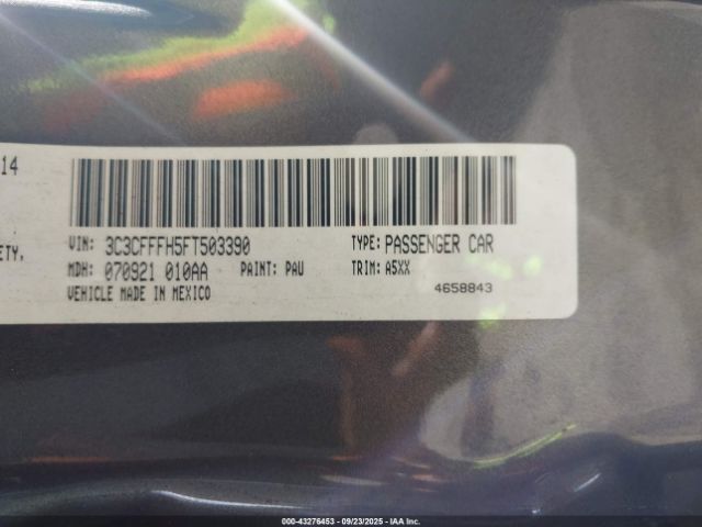 2015 FIAT 500 3C3CFFFH5FT503390 Photo 8