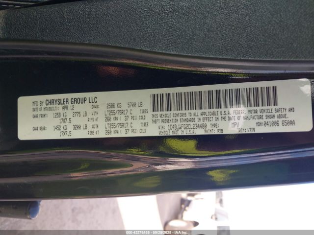 2012 JEEP WRANGLER UNLIMITED 1C4BJWFG2CL234480 Photo 8