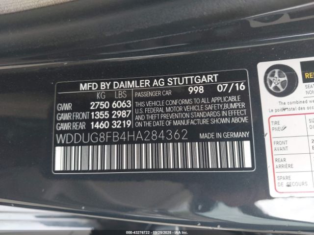 2017 MERCEDES-BENZ S 550 WDDUG8FB4HA284362 Photo 8