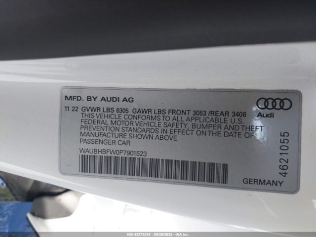 2023 AUDI RS E-TRON GT WAUBHBFW0P7901523 Photo 8