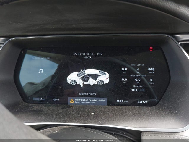 2014 TESLA MODEL S 5YJSA1H1XEFP53679 Photo 6