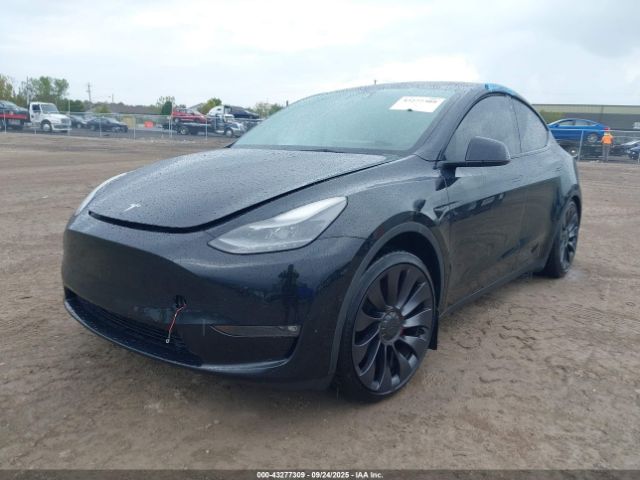 2022 TESLA MODEL Y 7SAYGDEF7NF414651 Photo 1