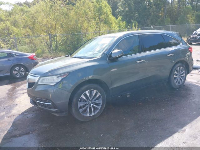 2014 ACURA MDX 5FRYD3H43EB012103 Photo 1