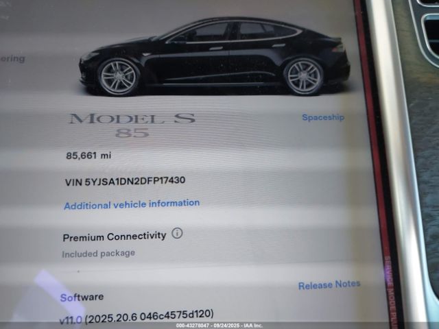 2013 TESLA MODEL S 5YJSA1DN2DFP17430 Photo 6