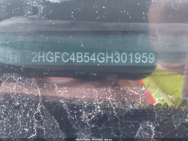 Honda Civic Lx 2016 2HGFC4B54GH301959 Image 9
