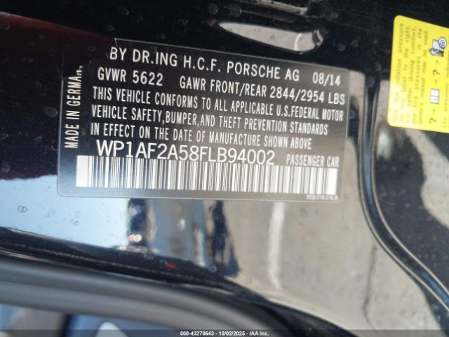 2015 PORSCHE MACAN WP1AF2A58FLB94002 Photo 8