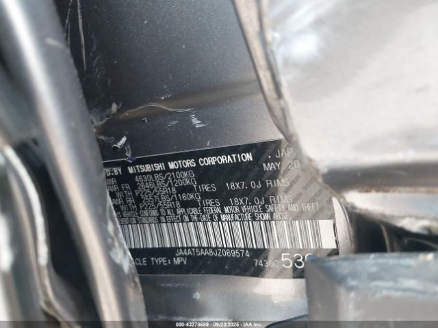 2018 MITSUBISHI ECLIPSE CROSS JA4AT5AA8JZ069574 Photo 8