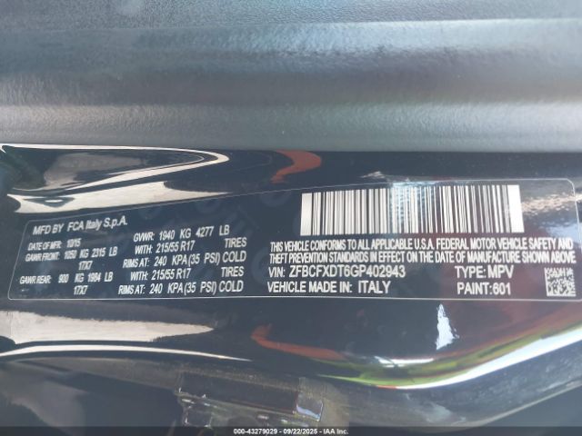 2016 FIAT 500X ZFBCFXDT6GP402943 Photo 8