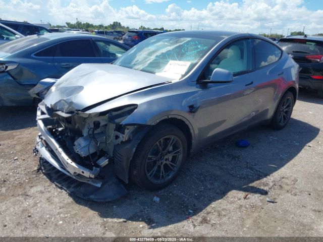 2024 TESLA MODEL Y 7SAYGDED1RA327121 Photo 1