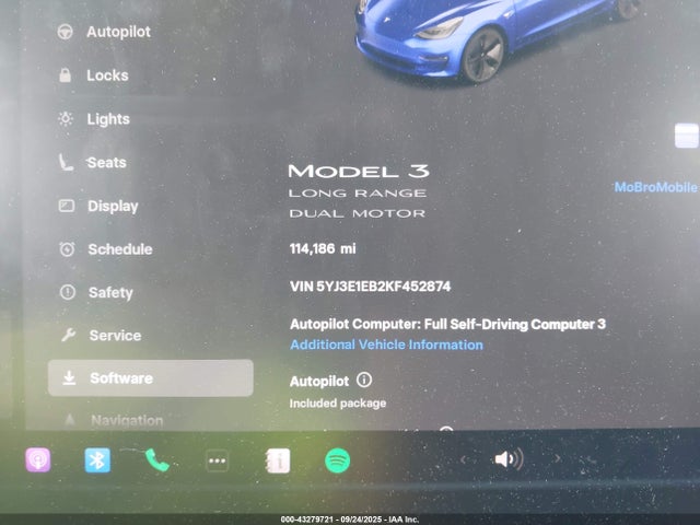 2019 TESLA MODEL 3 5YJ3E1EB2KF452874 Photo 6
