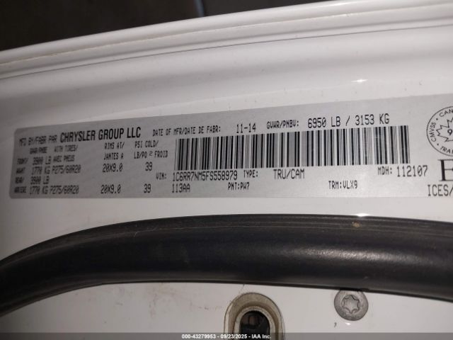 2015 RAM 1500 1C6RR7NM5FS558979 Photo 8