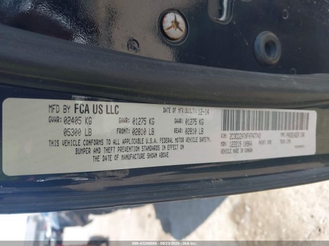 2015 DODGE CHALLENGER 2C3CDZATXFH747743 Photo 8