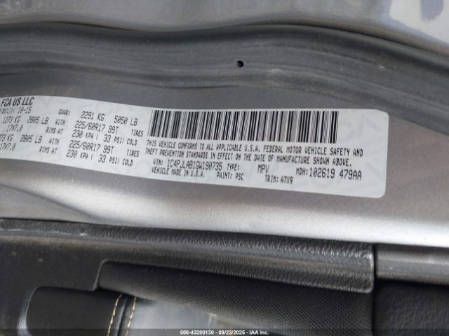 2016 JEEP CHEROKEE 1C4PJLAB1GW190735 Photo 8