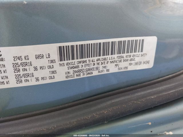 2010 CHRYSLER TOWN & COUNTRY 2A4RR5D16AR491981 Photo 8