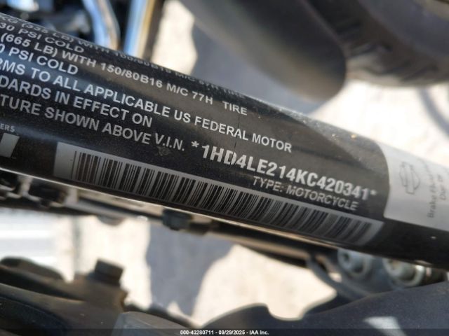 2019 HARLEY-DAVIDSON XL883 1HD4LE214KC420341 Photo 9