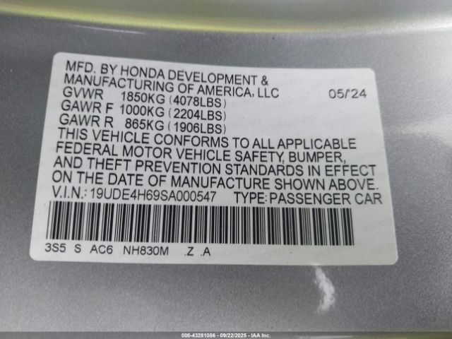 2025 ACURA INTEGRA 19UDE4H69SA000547 Photo 8