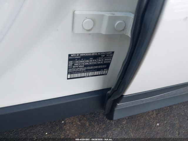 2022 MERCEDES-BENZ GLA 250 W1N4N4GB3NJ360763 Photo 8