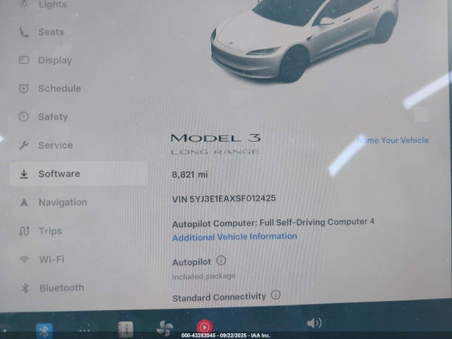 2025 TESLA MODEL 3 5YJ3E1EAXSF012425 Photo 6