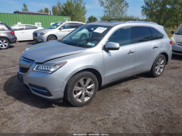 2014 ACURA MDX 5FRYD4H87EB001050 Photo 1