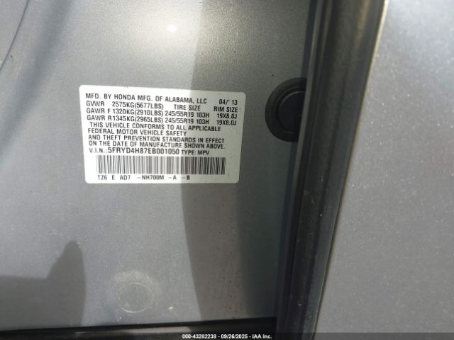 2014 ACURA MDX 5FRYD4H87EB001050 Photo 8