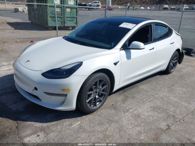 2022 TESLA MODEL 3 5YJ3E1EB4NF255578 Photo 1