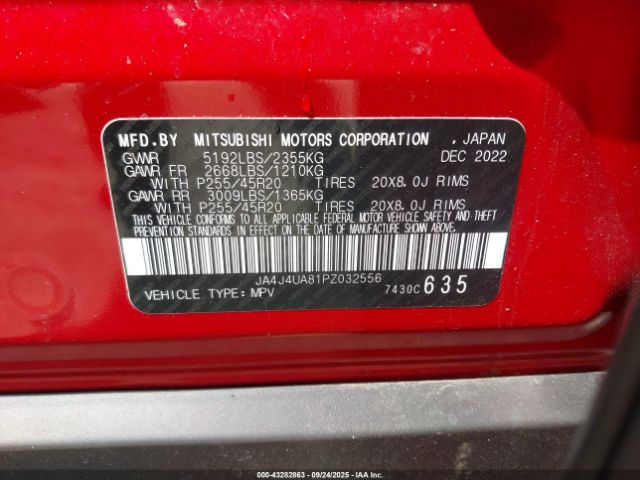 2023 MITSUBISHI OUTLANDER JA4J4UA81PZ032556 Photo 8