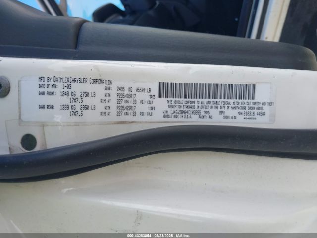 2004 JEEP GRAND CHEROKEE 1J4GW58N04C103265 Photo 8