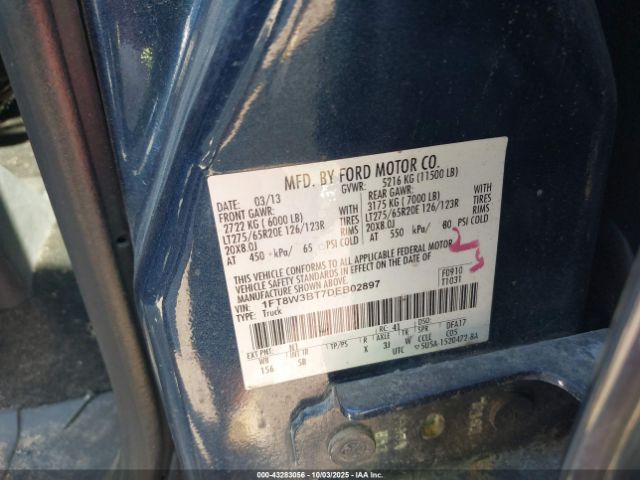 2013 FORD F-350 1FT8W3BT7DEB02897 Photo 8