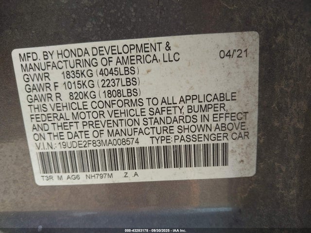 2021 ACURA ILX 19UDE2F83MA008574 Photo 8
