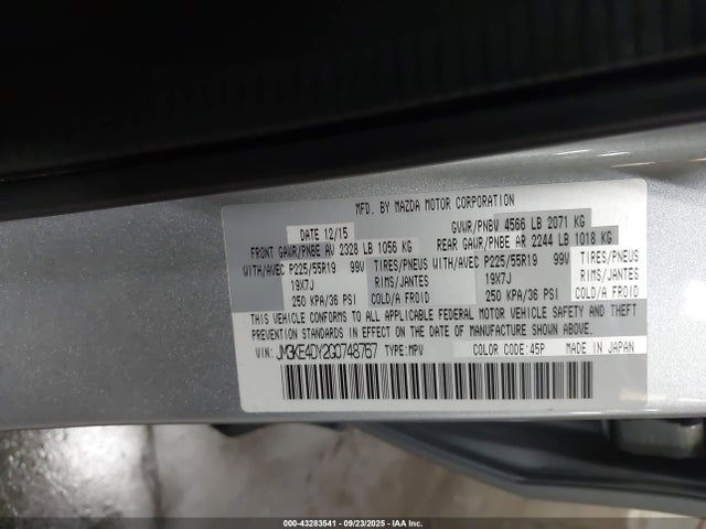 JM3KE4DY2G0748767 Mazda py