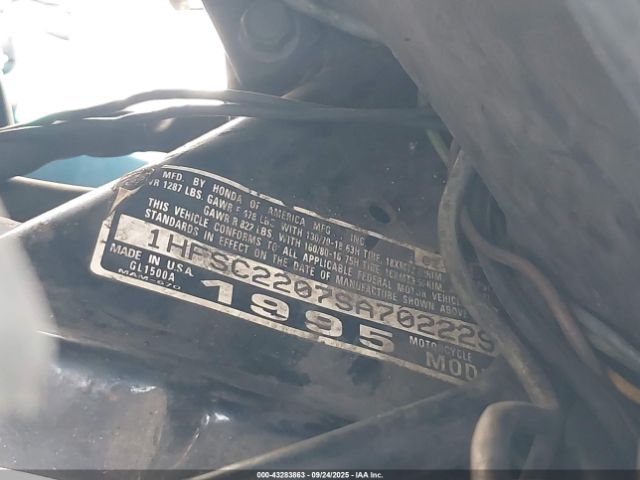 1995 HONDA GL1500 1HFSC2207SA702229 Photo 9