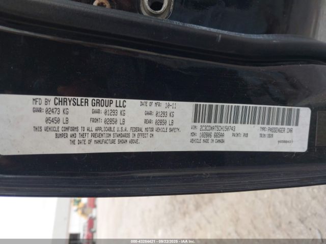 2012 DODGE CHARGER 2C3CDXAT5CH150743 Photo 8