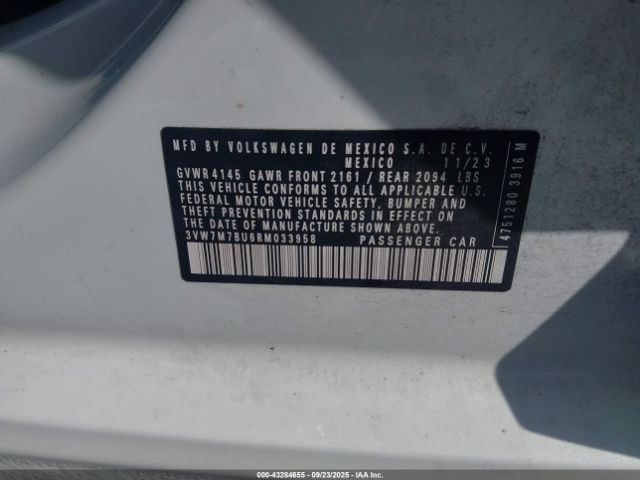 2024 VOLKSWAGEN JETTA 3VW7M7BU6RM033958 Photo 8