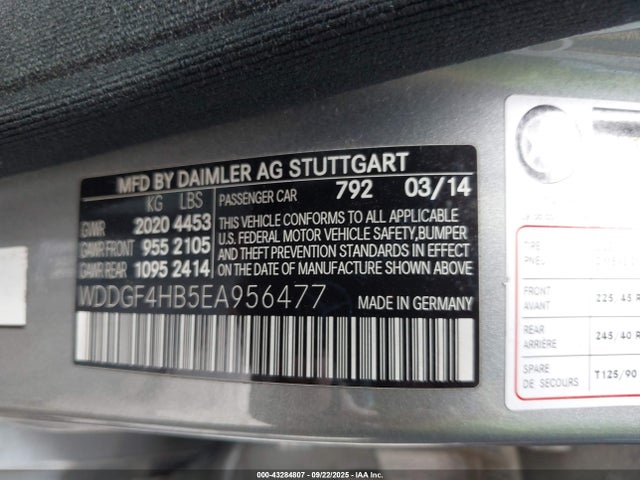 Mercedes-Benz C-Class 2014 WDDGF4HB5EA956477 Image 9