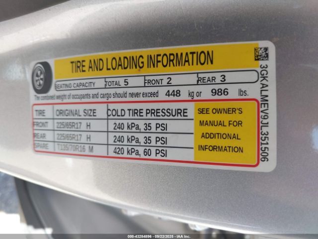 2018 GMC TERRAIN 3GKALMEV9JL351506 Photo 8