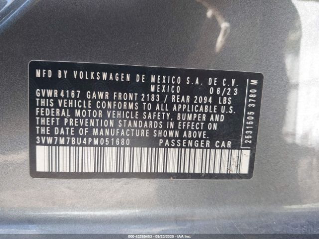 2023 VOLKSWAGEN JETTA 3VW7M7BU4PM051680 Photo 8