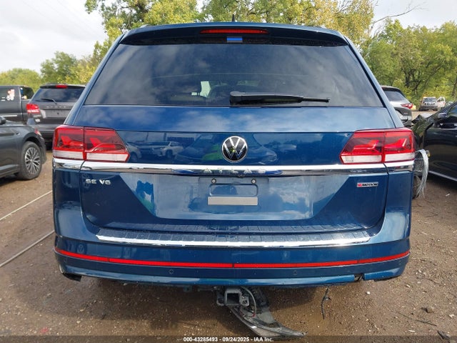 43285493 :رقم المزاد ، 1V2NR2CA1MC562343 vin ، 2021 Volkswagen Atlas 3.6l V6 Se W/technology R-line مزاد بيع