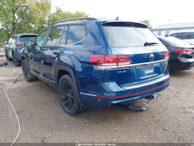 43285493 :رقم المزاد ، 1V2NR2CA1MC562343 vin ، 2021 Volkswagen Atlas 3.6l V6 Se W/technology R-line مزاد بيع