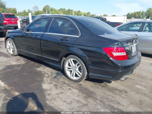 2014 MERCEDES-BENZ C 250 WDDGF4HB1EG220441 Photo 2