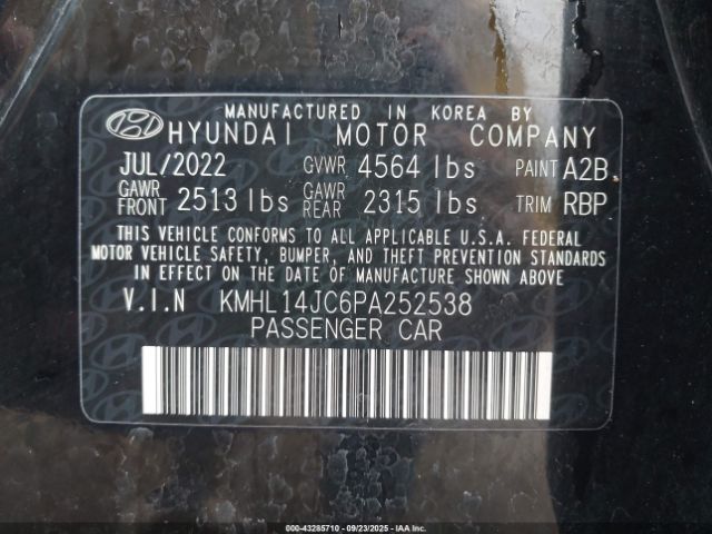 2023 HYUNDAI SONATA KMHL14JC6PA252538 Photo 8