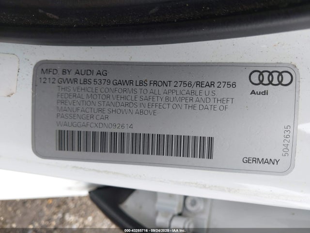 2013 AUDI A6 WAUGGAFCXDN092614 Photo 8
