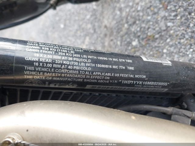 2021 HARLEY-DAVIDSON FXBBS 1HD1YYK16MB028055 Photo 9