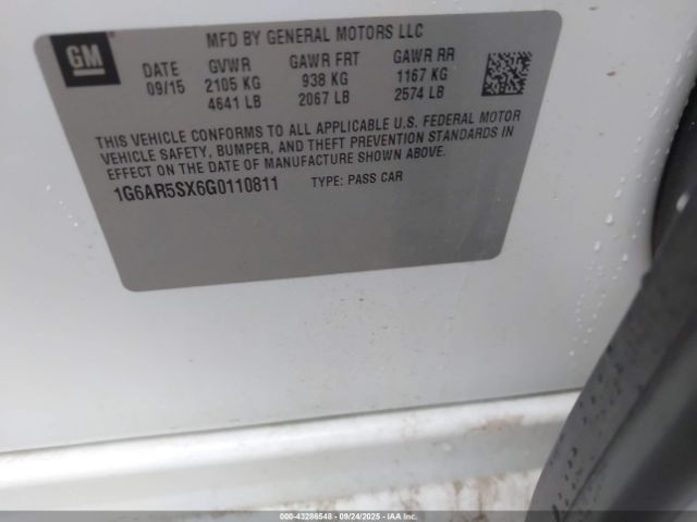 2016 CADILLAC CTS 1G6AR5SX6G0110811 Photo 8